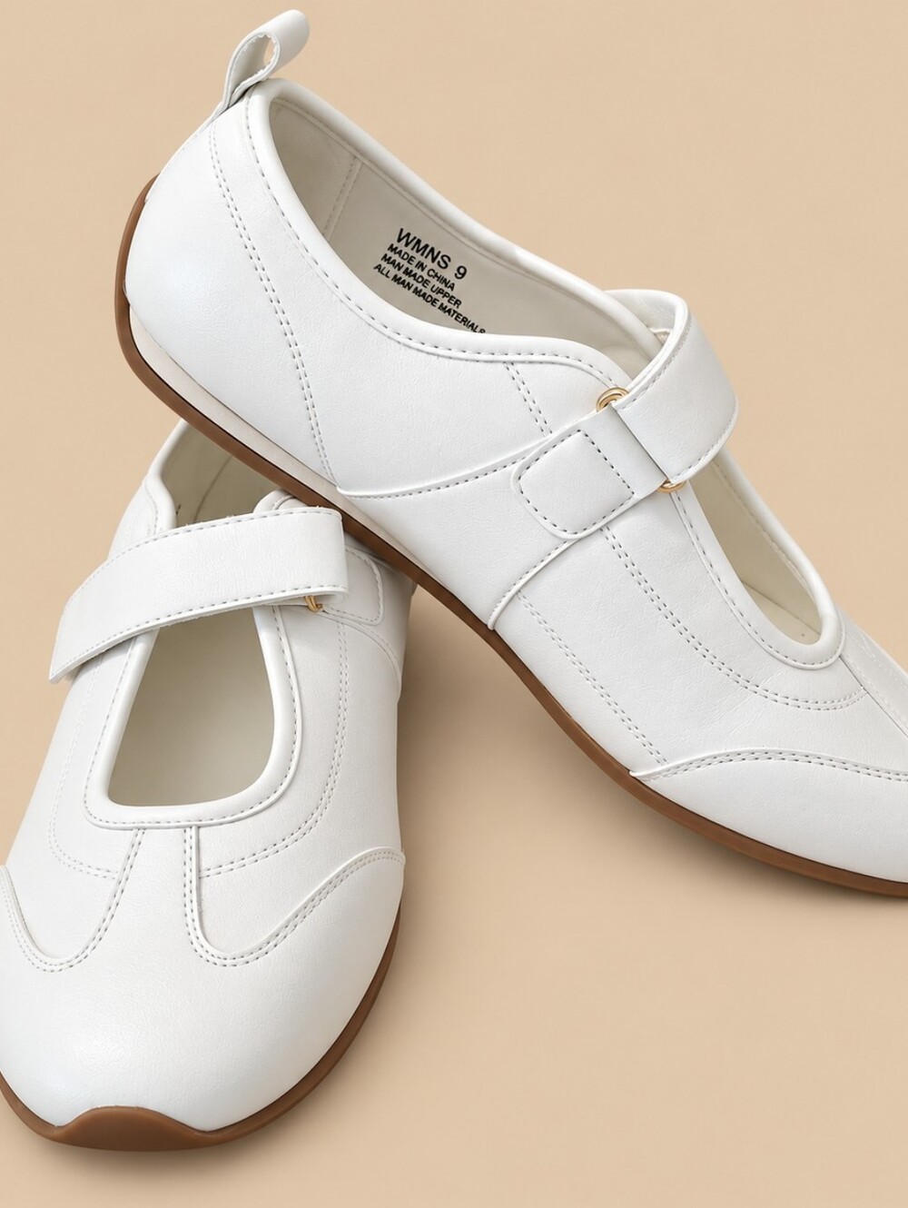 Dolce Vita Farley White Ballerina Mary Jane Sneakers Size 9 NWOT